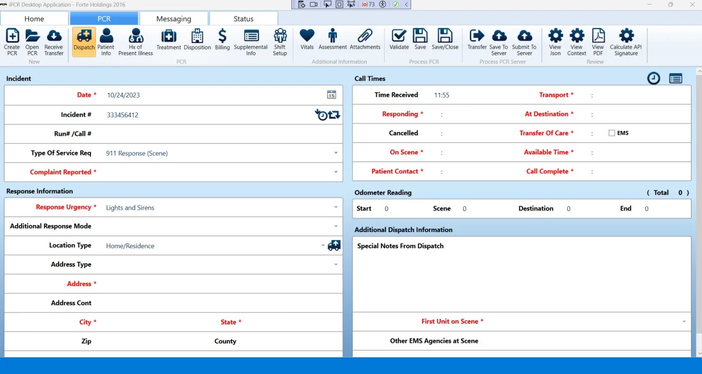 Patient Care Reporting